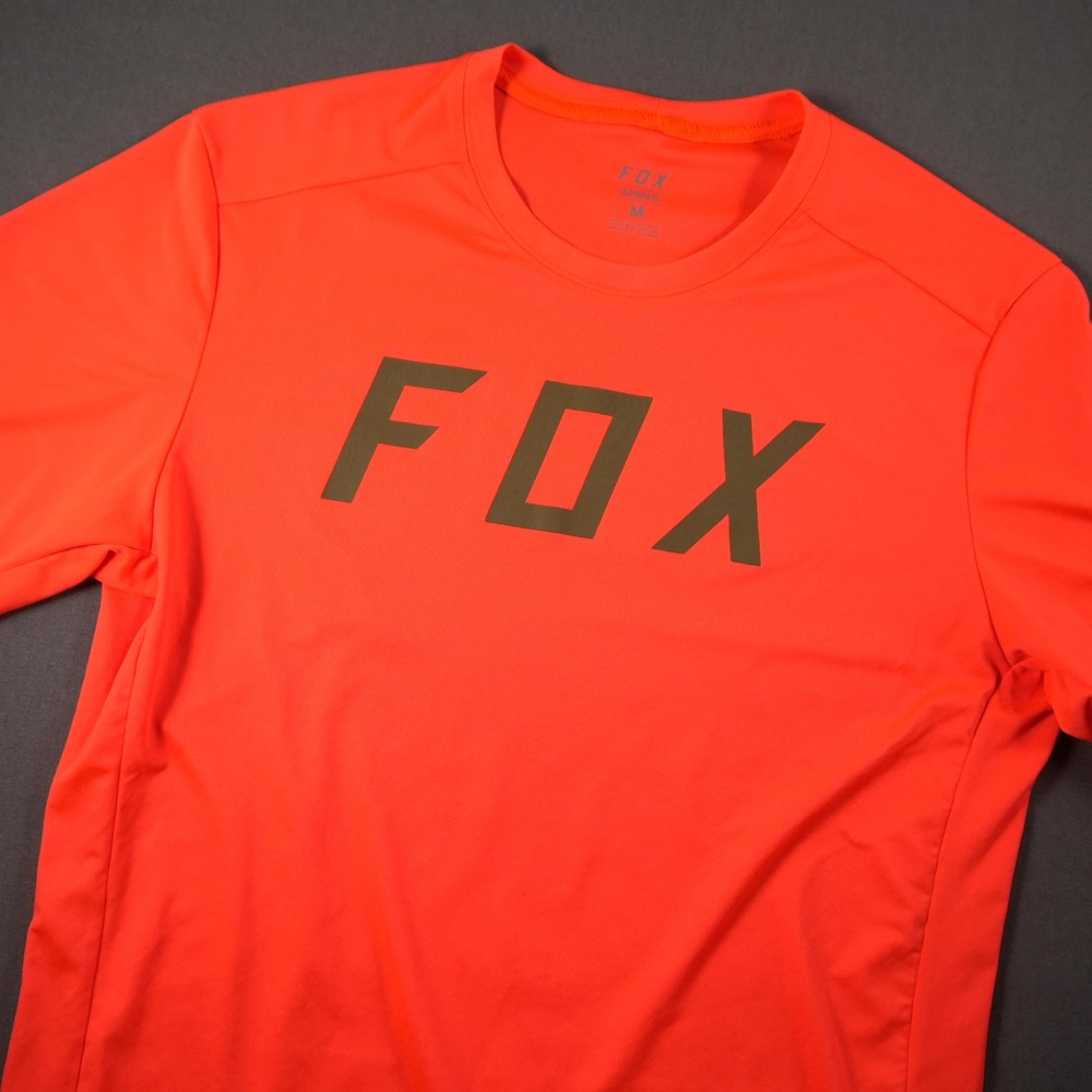 Kid Fox Racing MTB Ranger Jersey Rashguard M Fluorescent Orange Short Sleeve Top